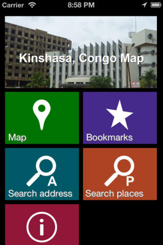 Offline Kinshasa, Congo Map - World Offline Maps screenshot 2