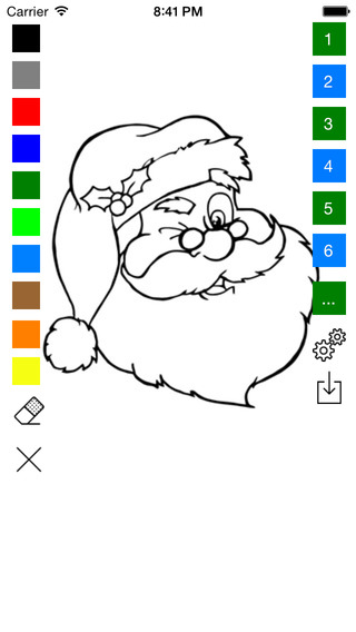 Santa Claus Christmas Coloring Book For Kids