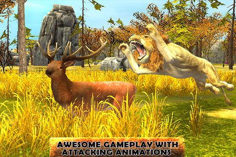 Lion Simulator 3D - Play As Angry Lion In Jungle Safari Animal Hunter Game screenshot 3