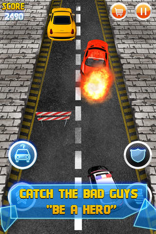 Aggressive Chase Battle - Cop Speed Dash Frenzy screenshot 2