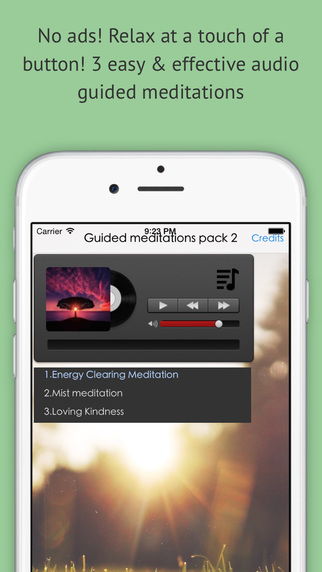 Quick Calming Meditations pack Guided
