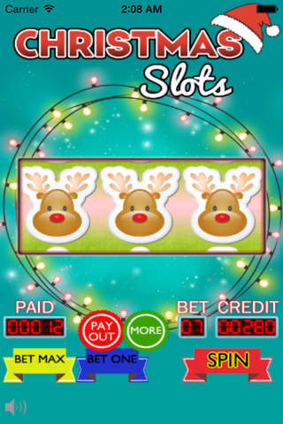 ! A Merry Christmas Slots Machine - Jingle all the way Jackpot screenshot 3