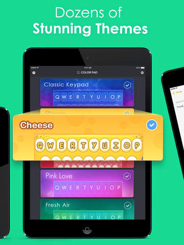 【免費工具App】Color Keyboard Themes - new keyboard design & backgrounds for iPhone, iPad, iPod-APP點子