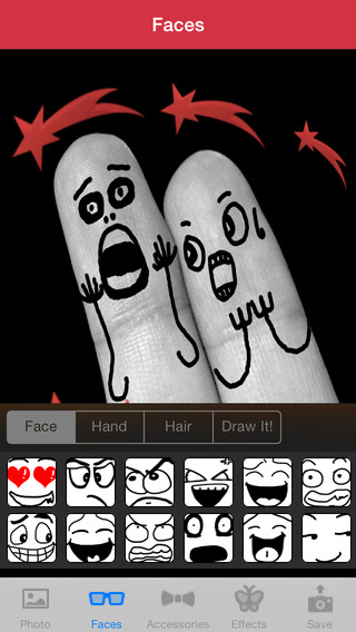 【免費攝影App】Cool Finger Faces - Create funny Pic for Instagram-APP點子