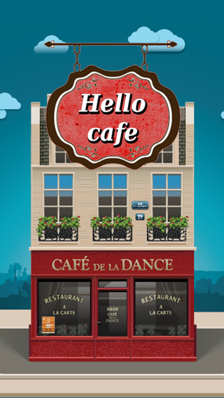 Hello Cafe - Free Trendy Delicious International Foods Match 3 Game Shop