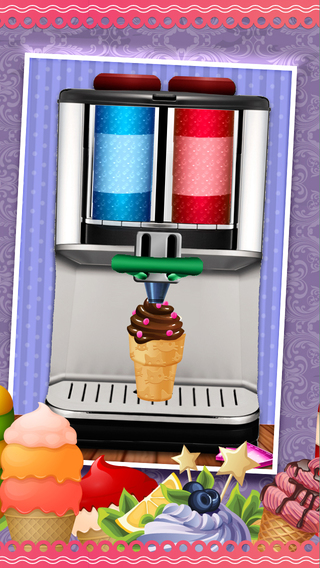 【免費遊戲App】A All-in-1 Froyo Maker Ice Cream Parlor PRO - Deluxe Yogurt Dessert Creator-APP點子