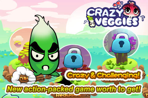 Crazy Veggies-The Great Escape: Save all the veggies from the deadly jump! screenshot 3