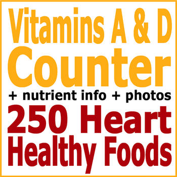 Absolute Healthy Diet Vitamin A and Vitamin D Counter: 250 Heart Healthy Foods LOGO-APP點子