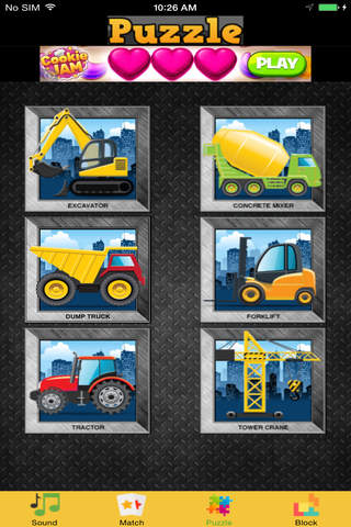 City Construction Heavy Trucking Vehicles for Kids screenshot 2