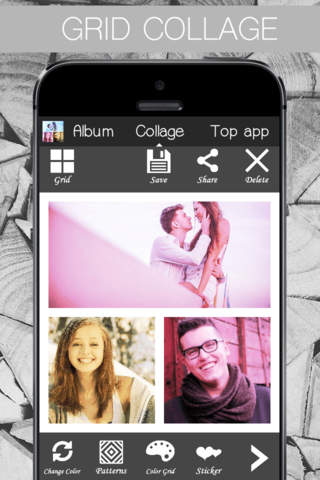 Grid Collage - Beauty Selfie Pic Collage Maker with Layout for Instagram screenshot 4