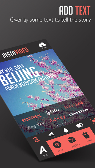【免費攝影App】InstaVideo Editor - Add words, songs and graphics to movies for Instagram-APP點子