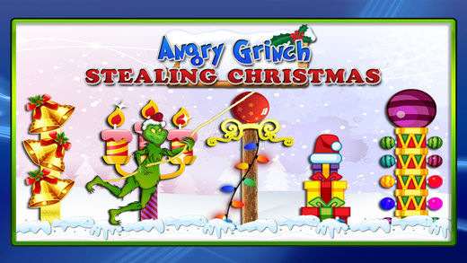 Angry Grinch Stealing Christmas Swing: Swinging Away with the Presents FREE