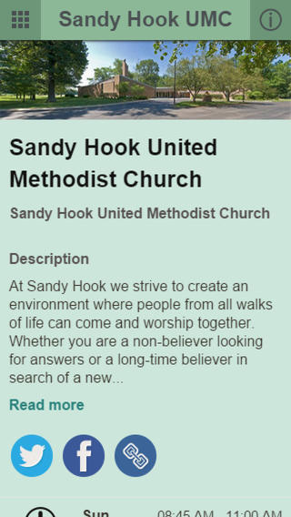 免費下載社交APP|Sandy Hook UMC app開箱文|APP開箱王