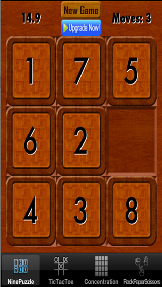 【免費遊戲App】Child's Play Games - Tic-Tac-Toe,9-Puzzle,Concentration and Rock-Paper-Scissors-APP點子