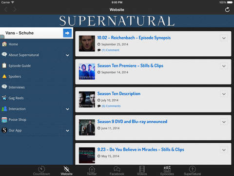 【免費娛樂App】Supernatural Countdown-APP點子