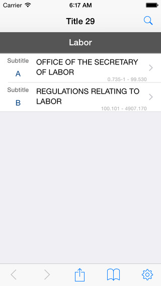 【免費書籍App】29 CFR - Labor (Title 29 Code of Federal Regulations)-APP點子