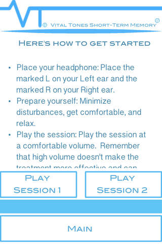 Vital Tones Short-Term Memory Pro screenshot 3