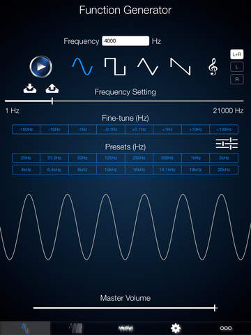 【免費生產應用App】Audio Function Generator-APP點子