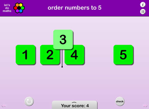 Ordering Numbers to 50 screenshot 2