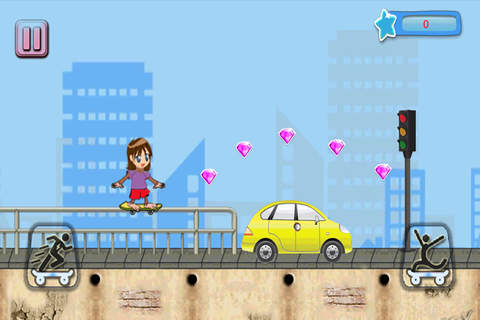 Skater Girl 3D screenshot 2