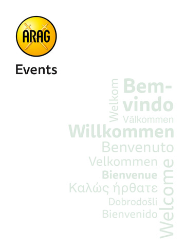 【免費生產應用App】ARAG Events-APP點子