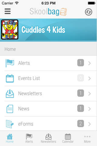 Cuddles4Kids - Skoolbag screenshot 3