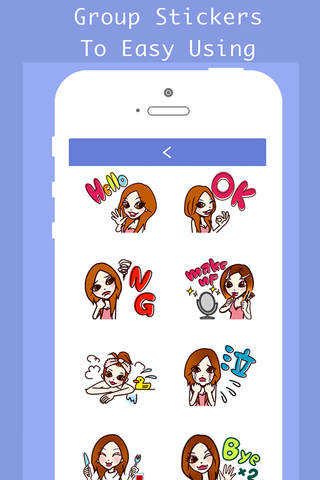 Sticker chat, Free stickers for WhatsApp, Viber, Wechat. screenshot 2
