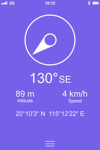 Compass Zen - Minimalist compass with altimeter, speedometer, and more screenshot 4