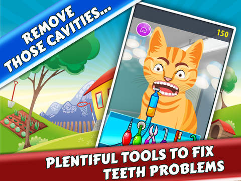 '' Новая прикольная развлекательная игра - дантист котят для iPad