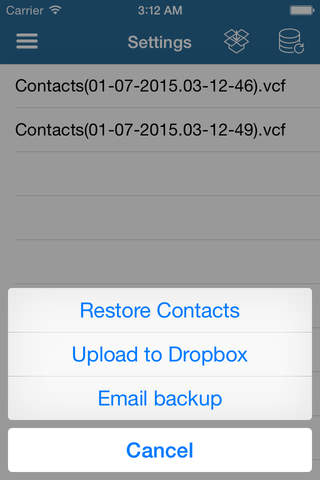 Smart Contacts for iPhone screenshot 4