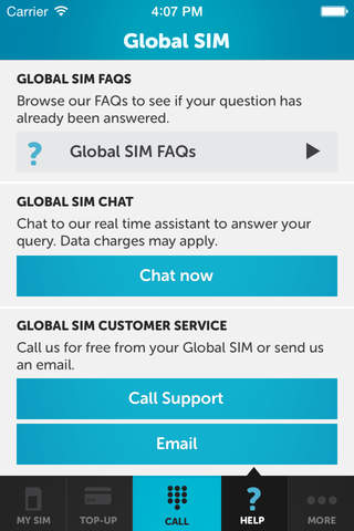Cover-More Global SIM screenshot 2