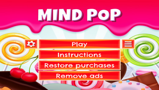 Mind Pop - FREE - Slide Rows And Match Colored Candy Puzzle Game
