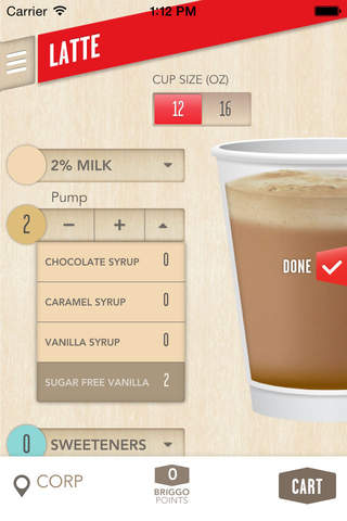Costa Coffee BaristaBot screenshot 2