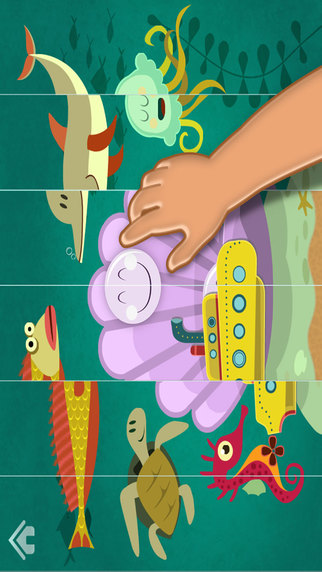 【免費教育App】Sea Puzzle - HD, Under the Water, Educational learning game for toddlers and preschool kids-APP點子