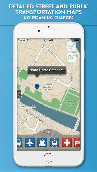 【免費旅遊App】Paris Travel Guide with Offline City Street and Metro Maps.-APP點子