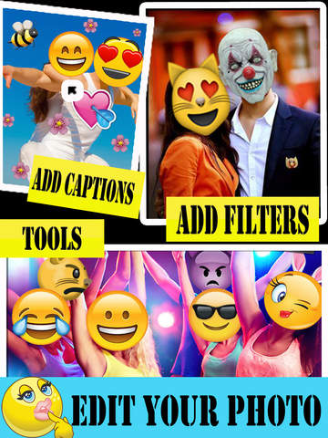 免費下載攝影APP|Crazy Emoji Photo Booth : picture editor, funny face maker with cool new emoticon stickers & share social networks app開箱文|APP開箱王