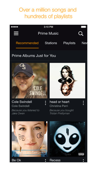 Amazon Music with Prime Music