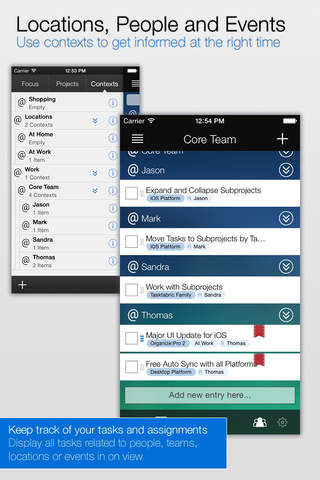 Organize:Me Personal Task Manager & To-Do List for iPhone screenshot 2