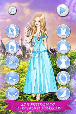 Magic Castle: Elves Dressup. Stylish princess screenshot 3
