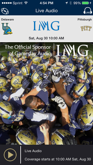 【免費運動App】Pitt LiveWire Gameday-APP點子