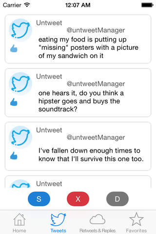 Untweet for twitter - Complete screenshot 3