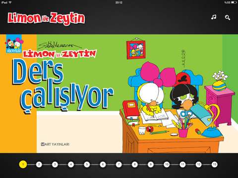 【免費書籍App】Limon ile Zeytin - Ders Çalışıyor-APP點子