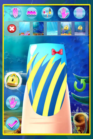 Awesome Mermaid Nail Salon Design: Under Water Manicure Edition‏ FREE screenshot 3