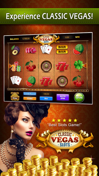 Classic Vegas Slots : Hit the Big Jackpot with Free 777 Las Vegas Casino Slot Machine Simulation Gam