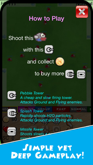 【免費遊戲App】Flappy Desktop Tower Defence Defense TD - Kill Flappy Bird Now-APP點子