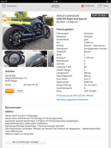 【免費商業App】MotoScout24 Schweiz: Der Motorradhandel für Motorräder und Roller-APP點子