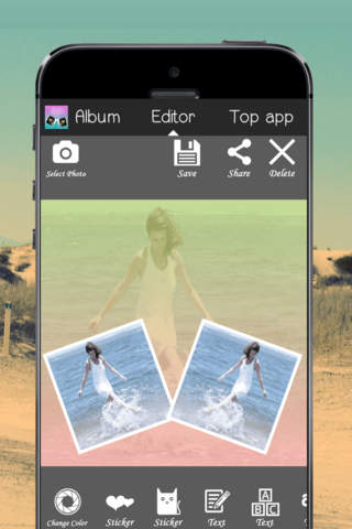Square Photo Mirror - Mirror image with Picture Filters and Color Effects, free app screenshot 3