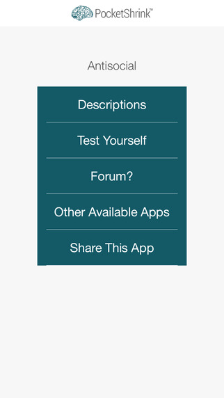 【免費醫療App】Antisocial Personality Disorder Test ASPD By Pocketshrink-APP點子