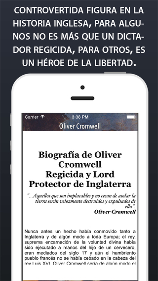 【免費書籍App】Biografía de Oliver Cromwell-APP點子