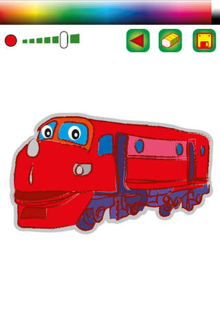 Paint for Chuggington Trains (Coloring Book Game) screenshot 2